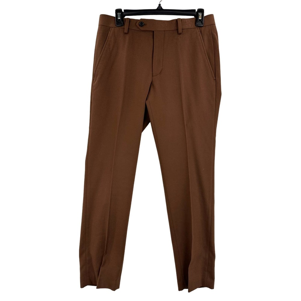 Alfani Men's Slim-Fit Solid Suit Pants, Vicuna 30Wx30L NWT